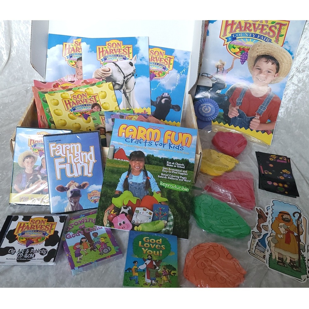 Gospel Light Son Harvest County Fair VBS Kit Farm Country Theme Curriculum